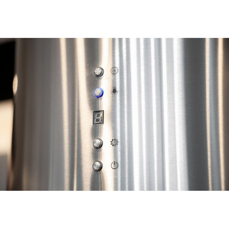 VictoryRangeHoods 14" 600 CFM Ductless Island Range Hood with Remote